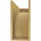 Ekena Millwork 10"W x 30"D x 20"H Classic Huntington Rough Cedar Woodgrain TimberThane Corbel, Primed Tan CORUR10X30X20HUNRCPR - alternate 3